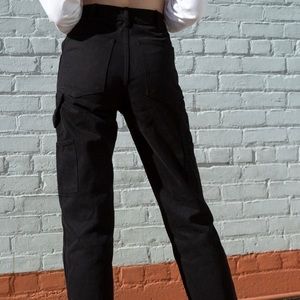 Brandy Melville/John Galt Black carpenter pants